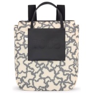 σακίδια πλάτης γυναικεία tous μπεζ 2001851501 kaos pix soft backpack 262