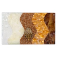 clutch γυναικεία kurt geiger gold combination 5569766979 party box clutch w 262