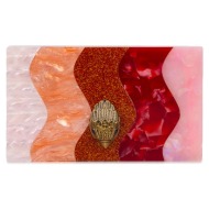 clutch γυναικεία kurt geiger pink combination 5569757979 party box clutch w 262