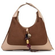 shoulder bags γυναικεία frnc καφέ 5555 262