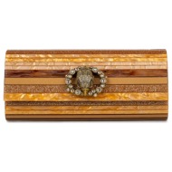 clutch γυναικεία kurt geiger bronze combination 5604468979 party eagle long clutch 262