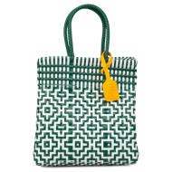 shopping γυναικεία pup πράσινο-λευκό vs1440 handbag nomad small 262