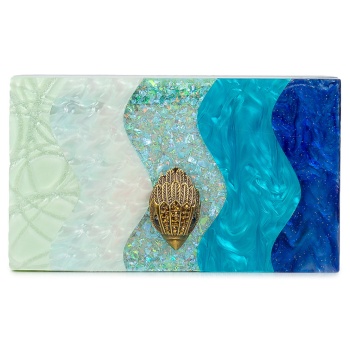 clutch γυναικεία kurt geiger blue combination 5569789979