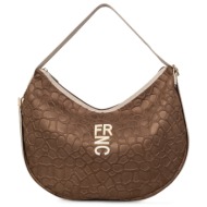 shoulder bags γυναικεία frnc καφέ 6196 262