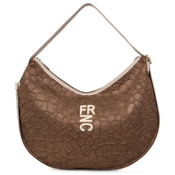 shoulder bags γυναικεία frnc καφέ 6196 262