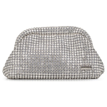 clutch γυναικεία albano ασημί c2002 262