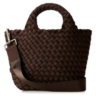 shopping γυναικεία naghedi chocolate nsn03011ldcho st. barths petit tote 262