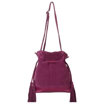 χιαστί γυναικεία park house φούξια box bucket bag 262
