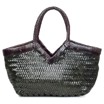 shoulder bags γυναικεία vipera πράσινο-καφέ monet frame 262