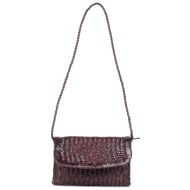 mini bags γυναικεία vipera καφέ bansky plain 262