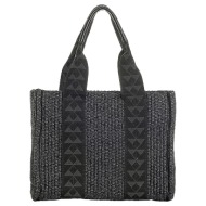 shopping γυναικεία park house μαύρο terra s raffia bag 262