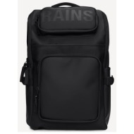 σακίδια πλάτης ανδρικά rains μαύρο 14000-01 texel cargo backpack w3 100