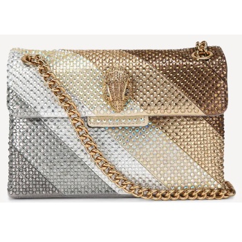 shoulder bags γυναικεία kurt geiger metal combination