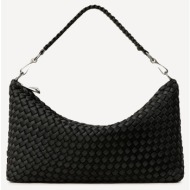shoulder bags γυναίκα naghedi onyx porto half-moon small sn41262ldony