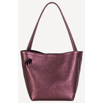 shoulder bags γυναίκα park house μώβ μεταλλικό diagonal σε προσφορά