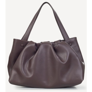 shoulder bags γυναίκα themoire ebony athena vegan fabric σε προσφορά