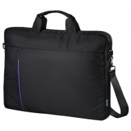 hama 101907 hama cape town notebook bag, up to 40 cm (15.6), black/blue