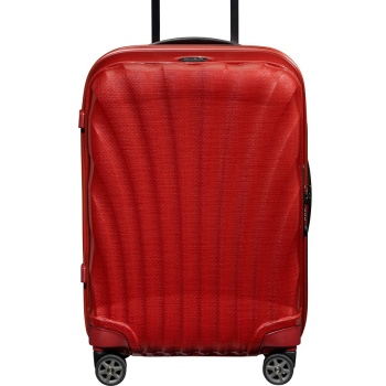 βαλιτσα καμπινας samsonite c-lite spinner 55/20 chili red