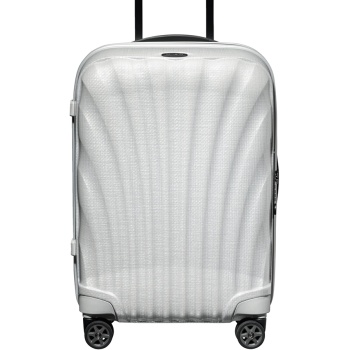 βαλιτσα καμπινας samsonite c-lite spinner 55/20 off white σε προσφορά