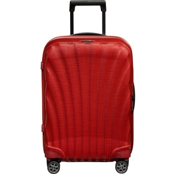 βαλιτσα καμπινας samsonite c-lite spinner exp 55/20 chili σε προσφορά