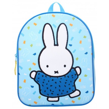 σακιδιο νηπιου 3d miffy always be you blue 32x26x11cm