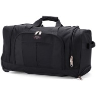 σακ βουαγιαζ με τρολεϊ benzi bz5365 μαυρο