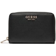 πορτοφολι guess laurel slg medium zip around swvc8500140 μαυρο