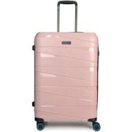 βαλιτσα bg berlin ted rosegold (67.5 x 46 x 26.5)