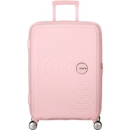 βαλιτσα american tourister soundbox spinner exp 67/24 pastel pink