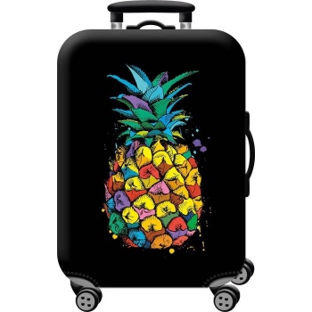 καλυμμα βαλιτσας μεγαλο amber am535-03 pineapple