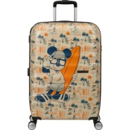 βαλιτσα american tourister disney wavebraker medium spinner 67/26 mickey super surfer