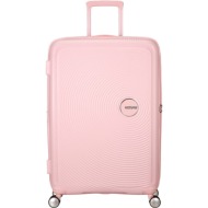 βαλιτσα american tourister soundbox spinner exp 77/28 pastel pink