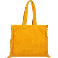 τσαντα θαλασσης greenwich polo club 3626 κιτρινο 42χ45 cm