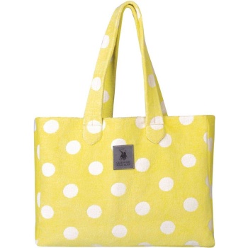 τσαντα θαλασσης greenwich polo club 3737 yellow (50χ38cm)