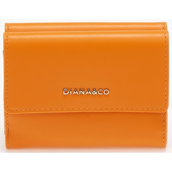 γυναικείο πορτοφόλι με μαγνητικό κούμπωμα - πορτοκαλί σε προσφορά