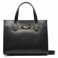 guess gu0achwvb865422 izzy 2 compartment tote black