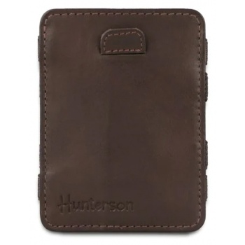 hunterson magic wallet pull tab cs2 rfid brown
