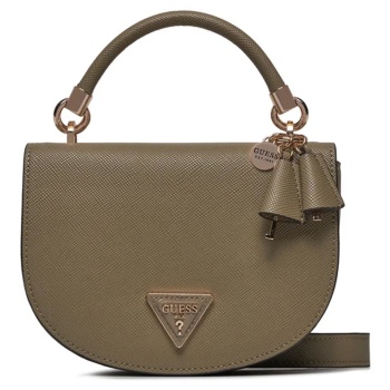 guess gizele mini saddle crossbody wvg919577 sage σε προσφορά