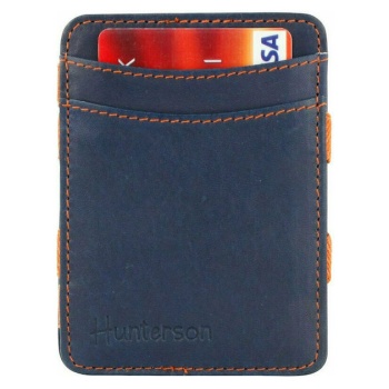 hunterson magic wallet cs1 rfid blue orange