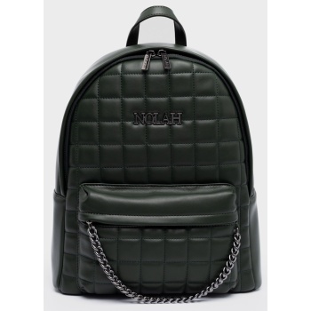 nolah γυναικείο backpack frankie dark green gun