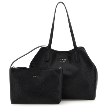 guess τσαντα vikky ii 2 in 1 tote hwvg9318280 black