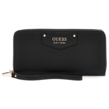 guess πορτοφολι eco brenton slg lrg zip swevg839046 black