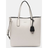 dkny tote handbag saige r44ayi41 e271 pek_pebble/blk