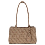 guess γυναικεια τσαντα meridian hwsg8778090 latte logo