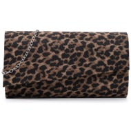 tamaris γυναικειo clutch amalia 320812 102 black/brown