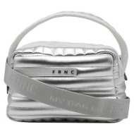 frnc γυναικεια τσαντα 4634 ασημι