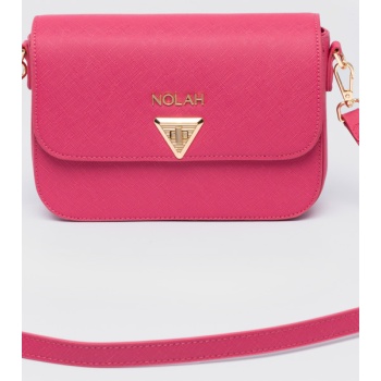 nolah γυναικεια τσαντα fiona pink light gold