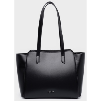 nolah γυναικεια τσαντα maxin black silver
