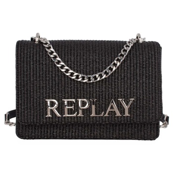 replay acc. leather woman fw3000.053.a2009a 0098 black σε προσφορά