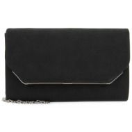 tamaris γυναικειo clutch amalia 30451 100 black, nos